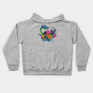 Water Dragon & Koi Kids Hoodie